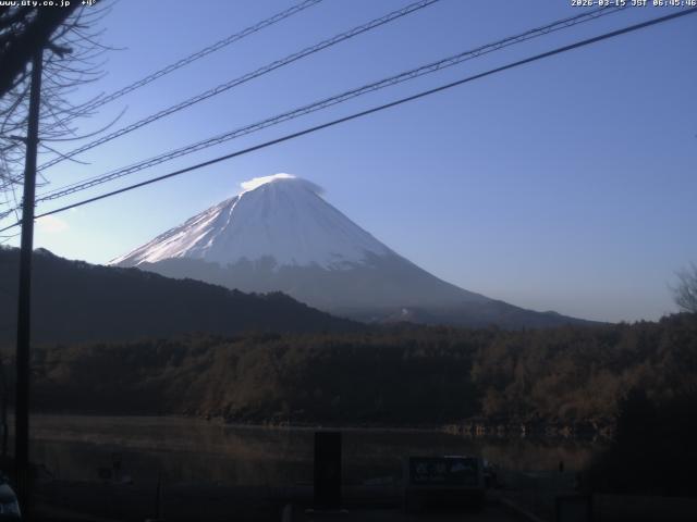 西湖からの富士山