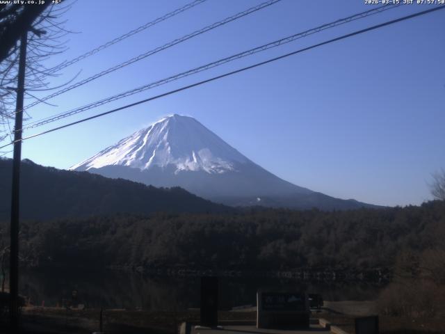 西湖からの富士山