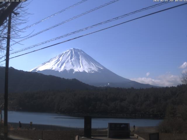 西湖からの富士山