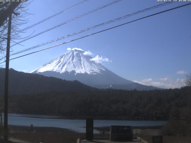 西湖からの富士山