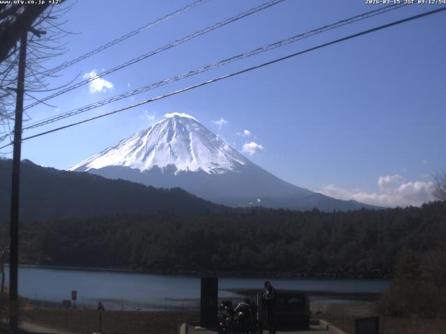 西湖からの富士山