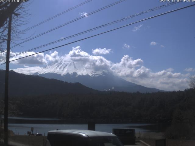 西湖からの富士山