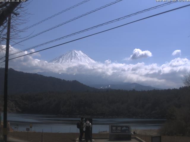 西湖からの富士山
