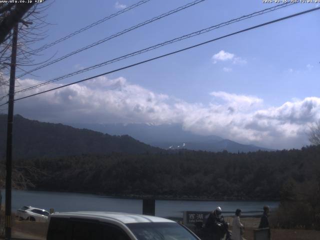 西湖からの富士山