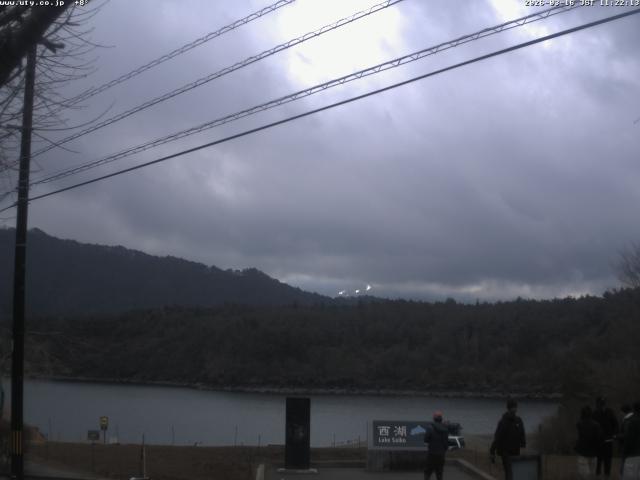 西湖からの富士山