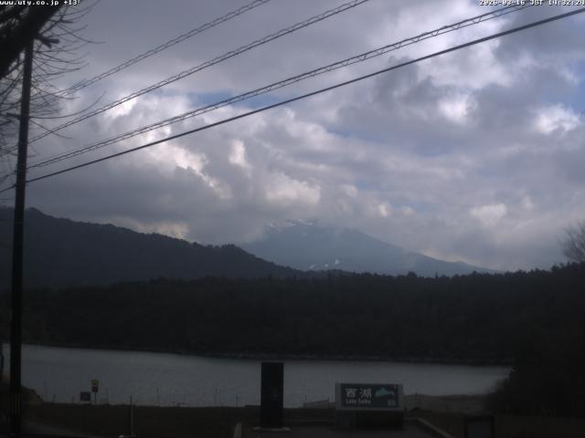 西湖からの富士山