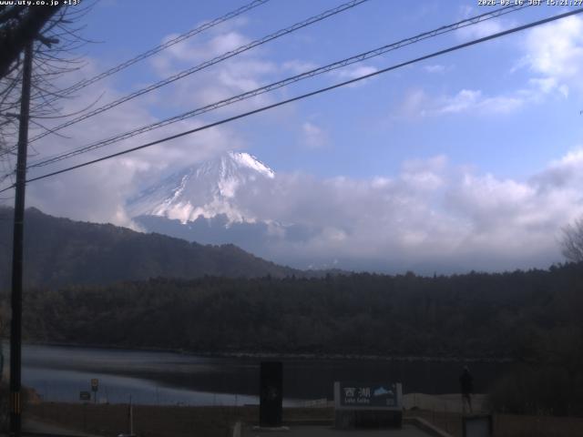 西湖からの富士山