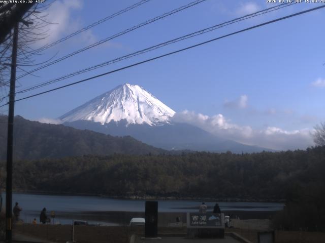 西湖からの富士山