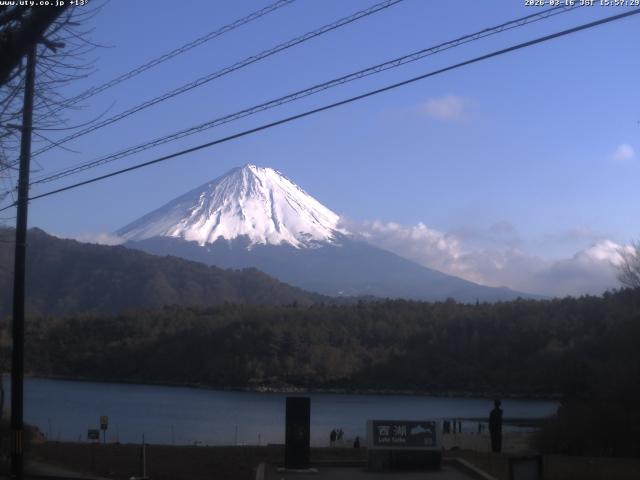 西湖からの富士山