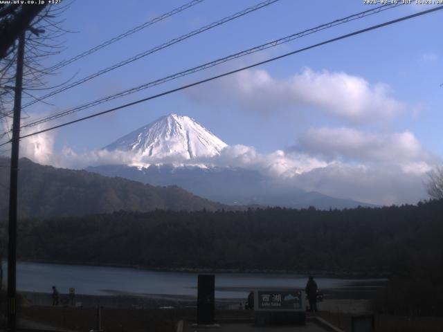 西湖からの富士山