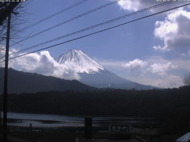 西湖からの富士山