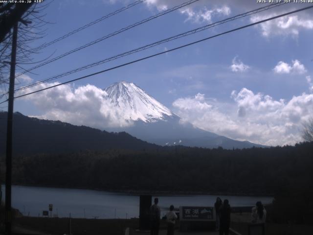 西湖からの富士山