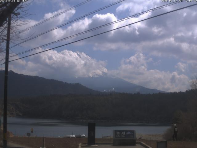 西湖からの富士山