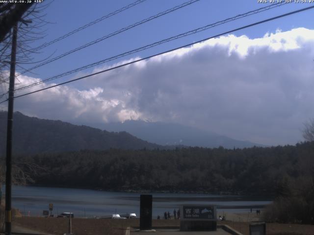 西湖からの富士山