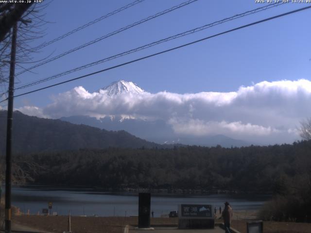 西湖からの富士山