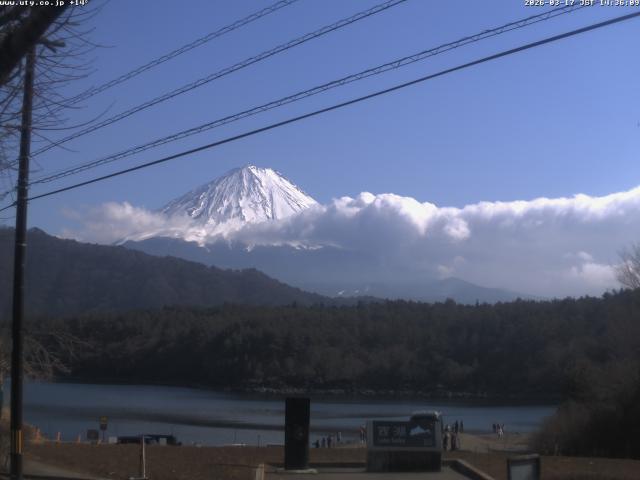 西湖からの富士山