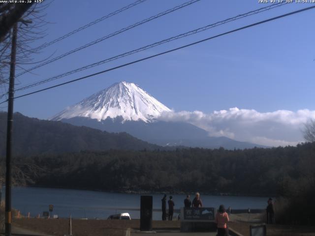 西湖からの富士山