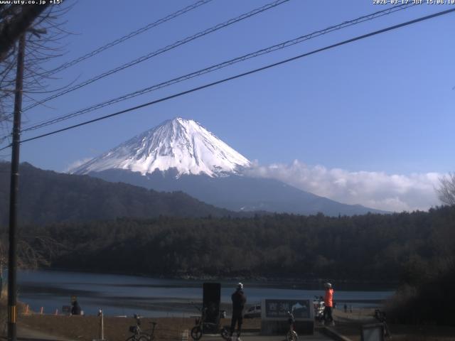 西湖からの富士山