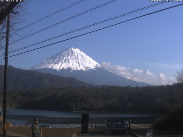 西湖からの富士山