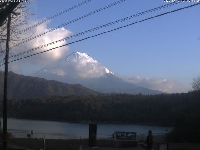 西湖からの富士山