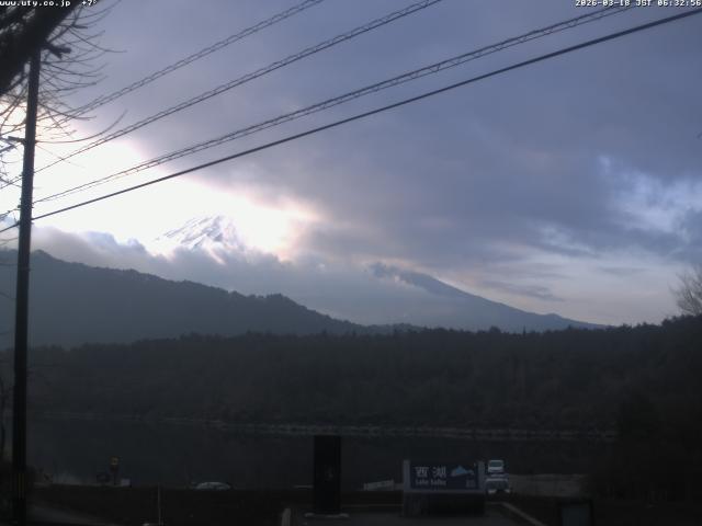 西湖からの富士山