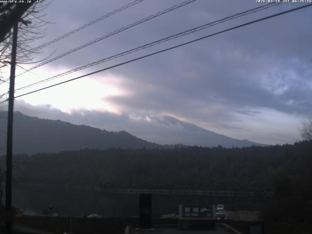 西湖からの富士山