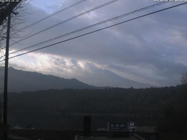 西湖からの富士山