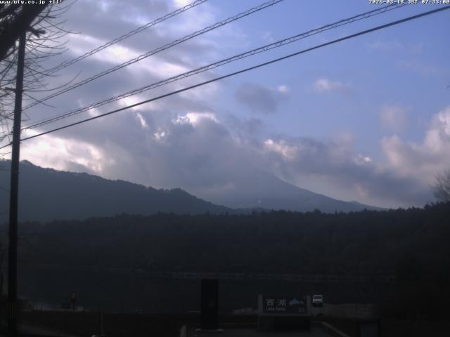 西湖からの富士山