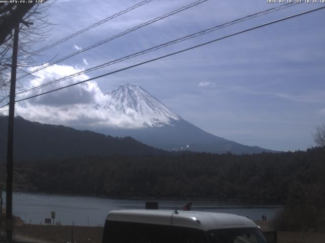 西湖からの富士山