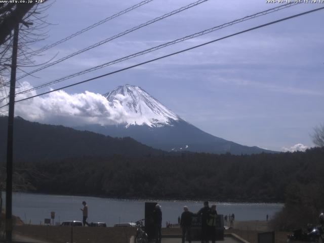 西湖からの富士山