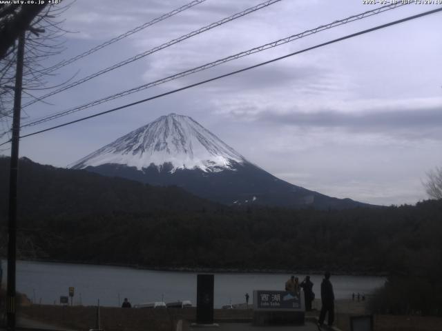 西湖からの富士山