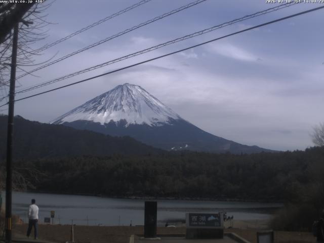 西湖からの富士山