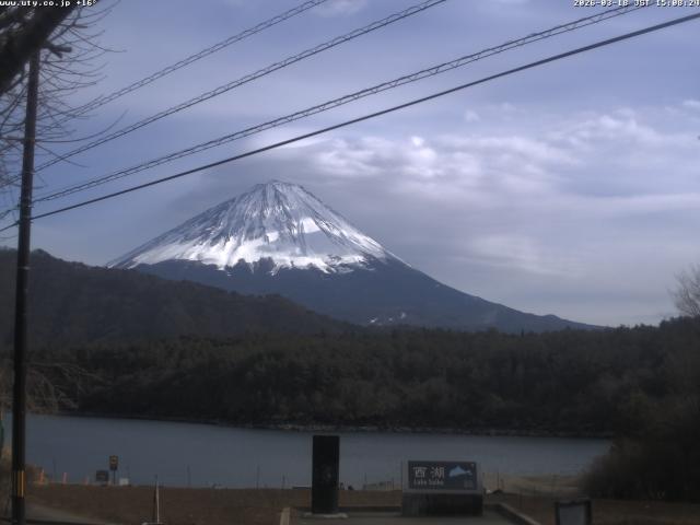 西湖からの富士山