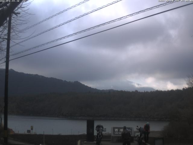 西湖からの富士山