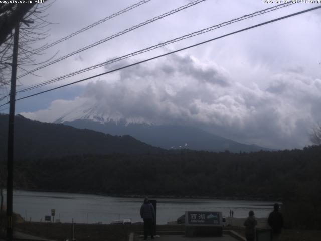 西湖からの富士山