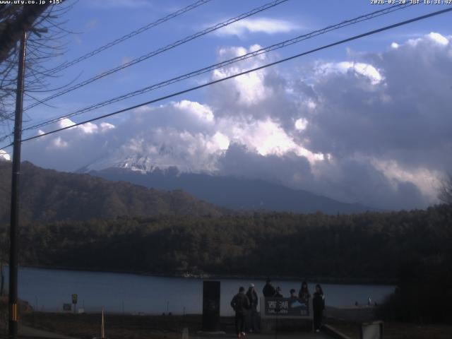 西湖からの富士山
