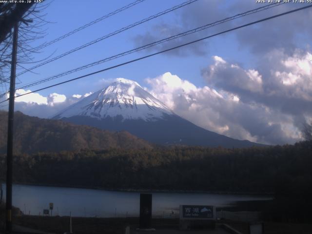 西湖からの富士山