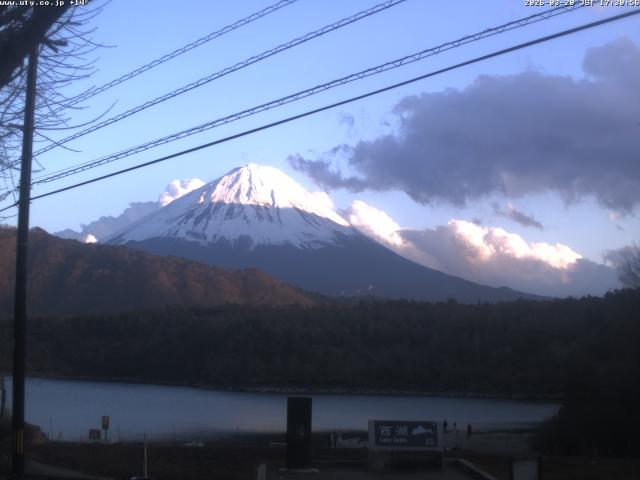 西湖からの富士山