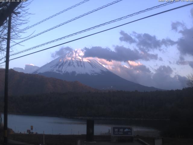 西湖からの富士山