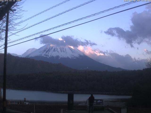 西湖からの富士山