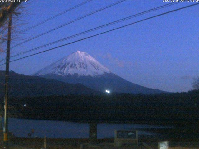 西湖からの富士山