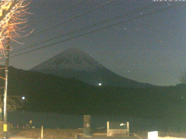 西湖からの富士山