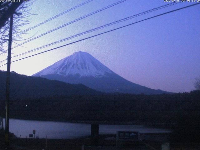 西湖からの富士山