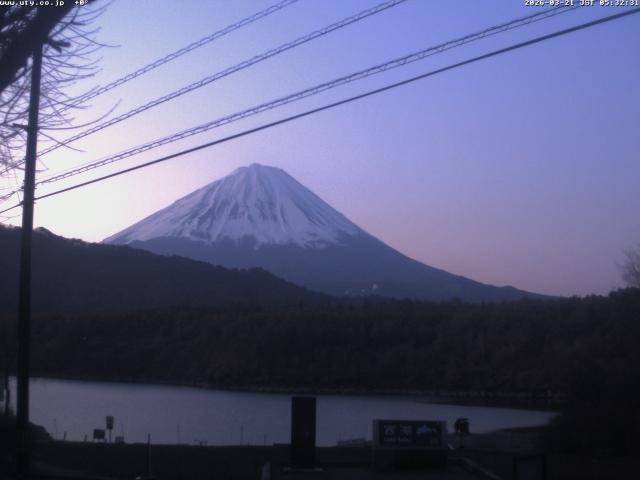西湖からの富士山