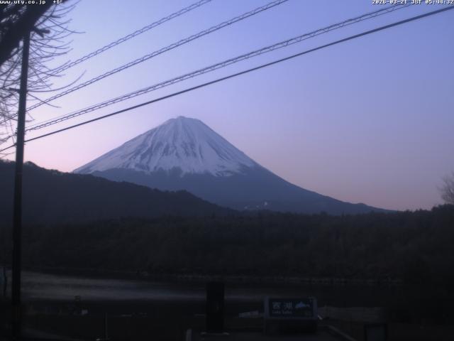 西湖からの富士山