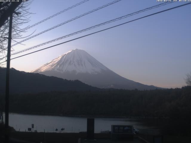 西湖からの富士山