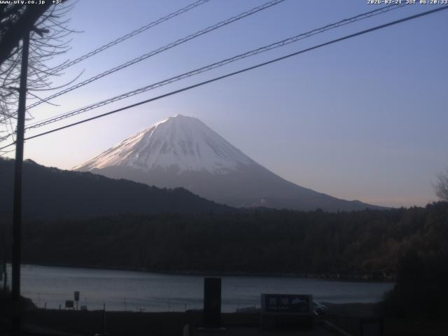 西湖からの富士山