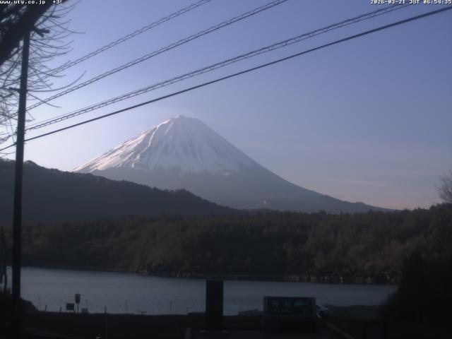 西湖からの富士山