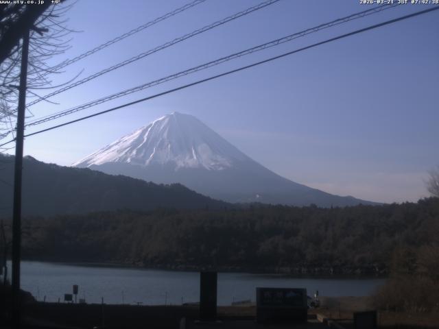 西湖からの富士山