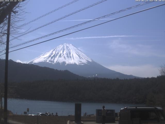 西湖からの富士山